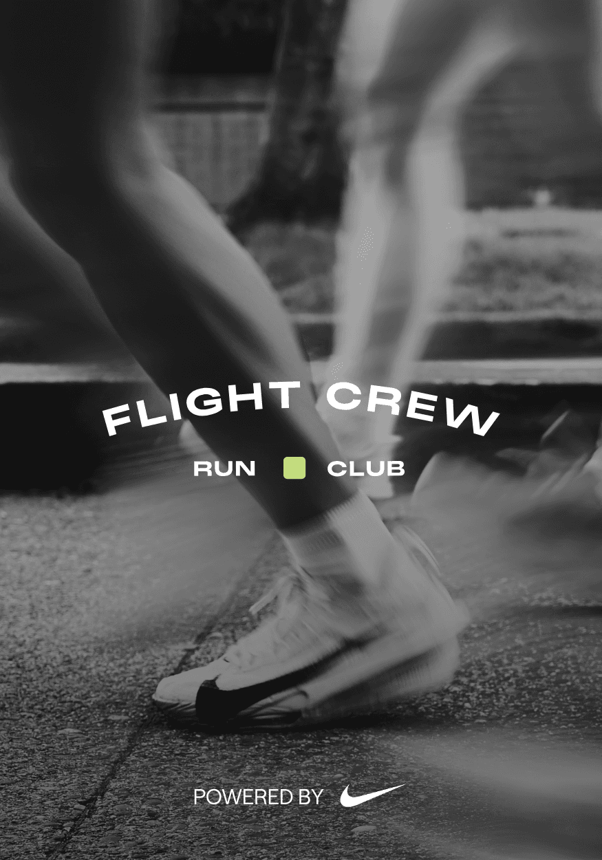 Flight Crew Run Club runners in motion